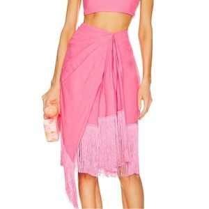Cult Gaia veronika skirt in Sangria